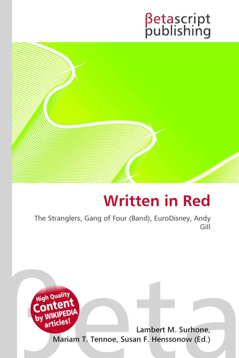 Kniha Written in Red Mariam T. Tennoe