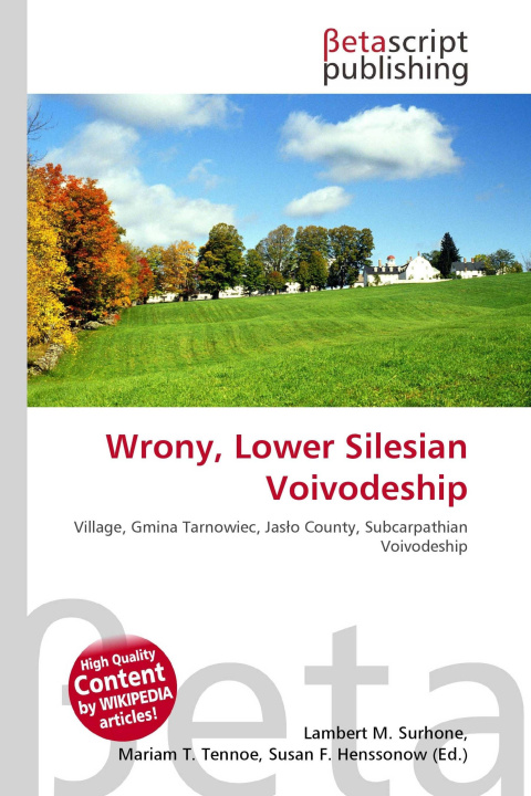 Kniha Wrony, Lower Silesian Voivodeship Mariam T. Tennoe