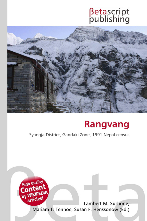 Kniha Rangvang Mariam T. Tennoe