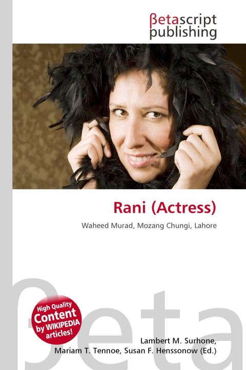 Kniha Rani (Actress) Mariam T. Tennoe