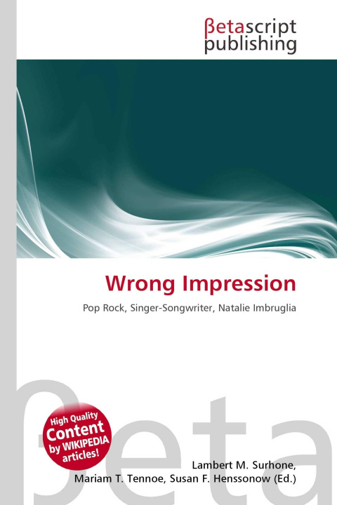 Könyv Wrong Impression Mariam T. Tennoe