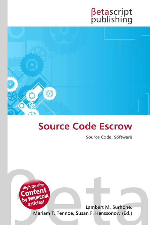 Kniha Source Code Escrow Mariam T. Tennoe