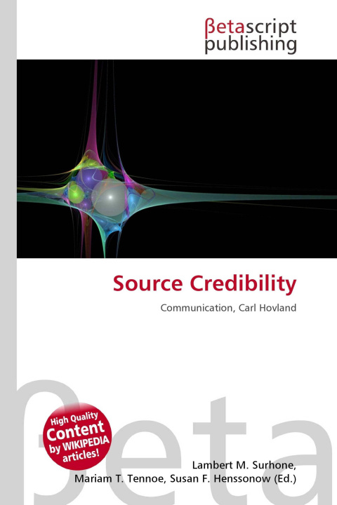 Könyv Source Credibility Mariam T. Tennoe