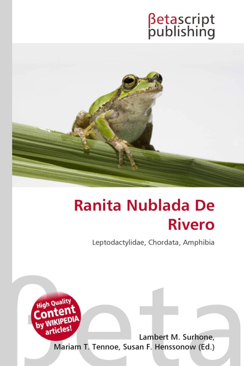 Kniha Ranita Nublada De Rivero Mariam T. Tennoe