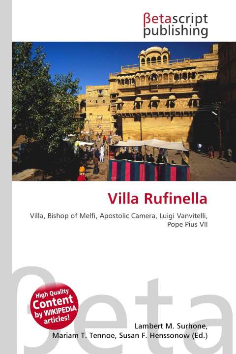 Kniha Villa Rufinella Mariam T. Tennoe