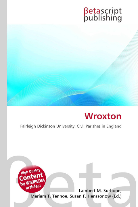 Kniha Wroxton Mariam T. Tennoe