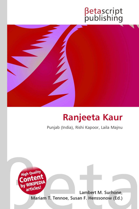 Knjiga Ranjeeta Kaur Mariam T. Tennoe