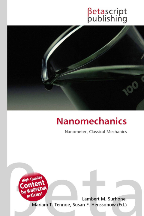 Kniha Nanomechanics Mariam T. Tennoe