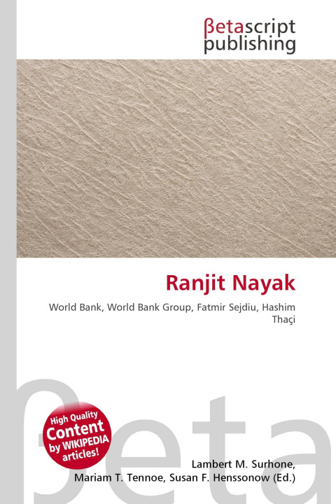 Kniha Ranjit Nayak Mariam T. Tennoe