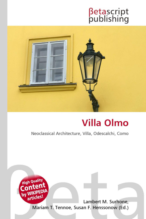 Kniha Villa Olmo Mariam T. Tennoe