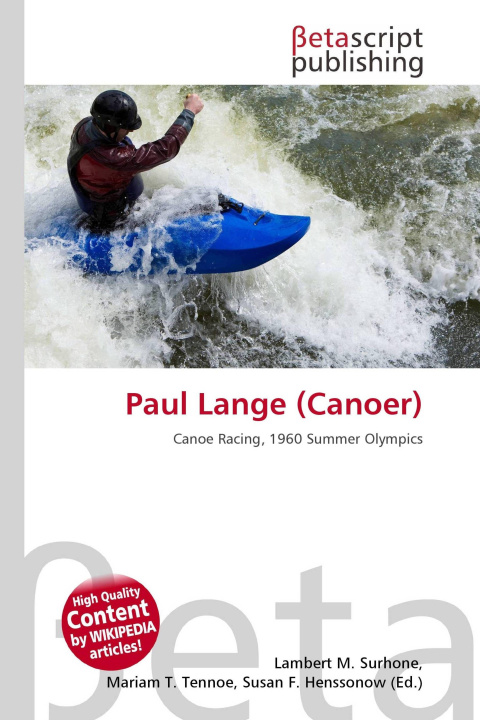 Kniha Paul Lange (Canoer) Mariam T. Tennoe