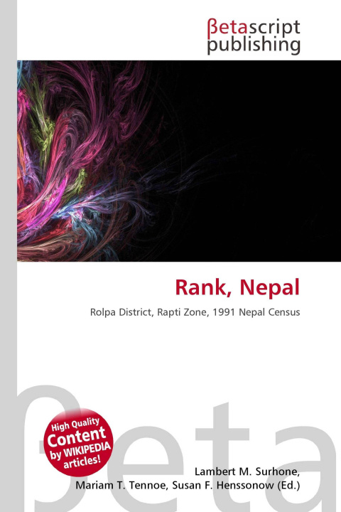 Kniha Rank, Nepal Mariam T. Tennoe
