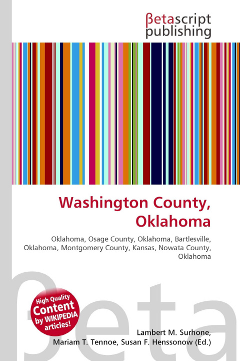 Kniha Washington County, Oklahoma Mariam T. Tennoe