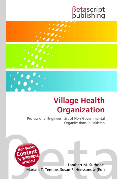 Kniha Village Health Organization Mariam T. Tennoe