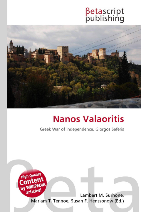 Kniha Nanos Valaoritis Mariam T. Tennoe