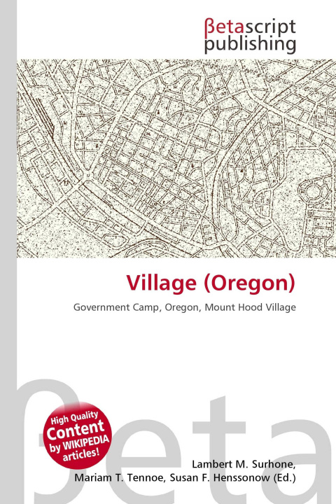 Kniha Village (Oregon) Mariam T. Tennoe