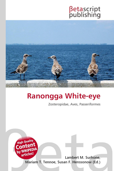 Kniha Ranongga White-eye Mariam T. Tennoe