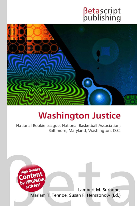 Kniha Washington Justice Mariam T. Tennoe