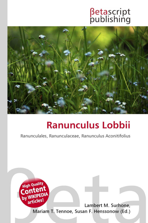 Kniha Ranunculus Lobbii Mariam T. Tennoe