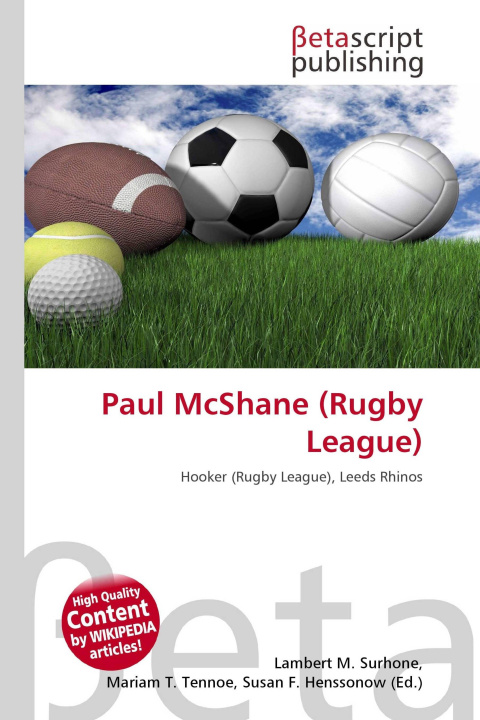Knjiga Paul McShane (Rugby League) Mariam T. Tennoe