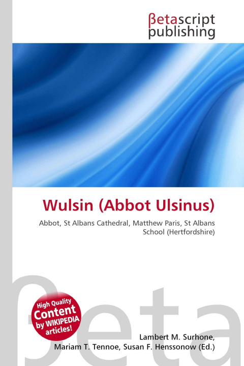 Kniha Wulsin (Abbot Ulsinus) Mariam T. Tennoe