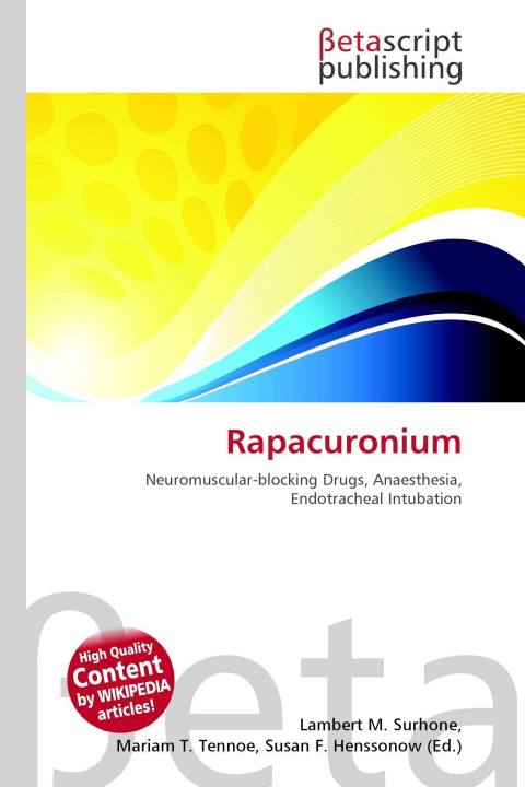 Kniha Rapacuronium Mariam T. Tennoe
