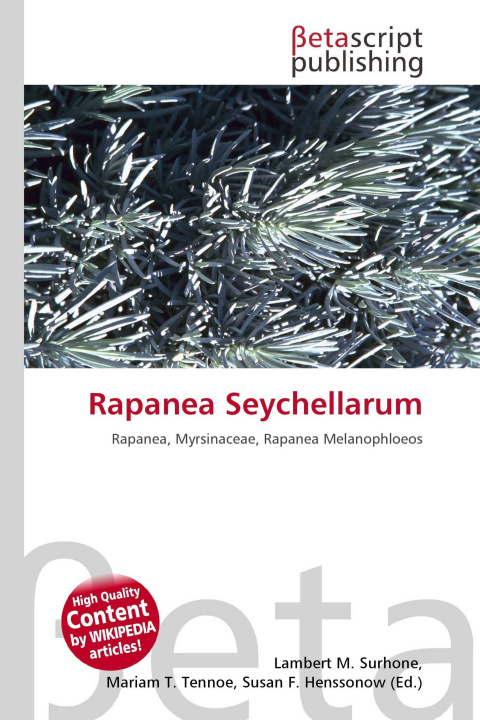 Kniha Rapanea Seychellarum Mariam T. Tennoe