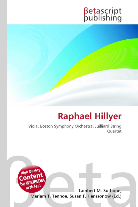 Kniha Raphael Hillyer Mariam T. Tennoe
