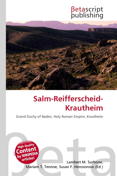 Knjiga Salm-Reifferscheid-Krautheim Mariam T. Tennoe