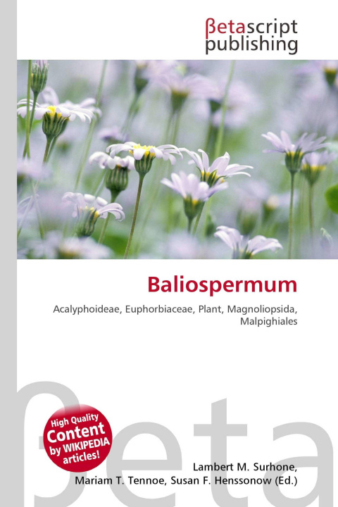 Knjiga Baliospermum Mariam T. Tennoe