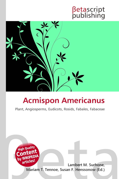 Knjiga Acmispon Americanus Mariam T. Tennoe
