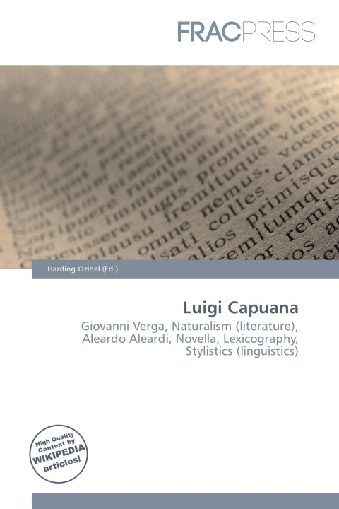 Kniha Luigi Capuana 