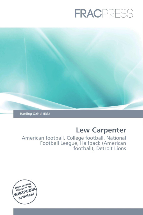 Kniha Lew Carpenter 