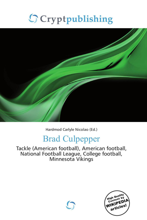 Kniha Brad Culpepper 