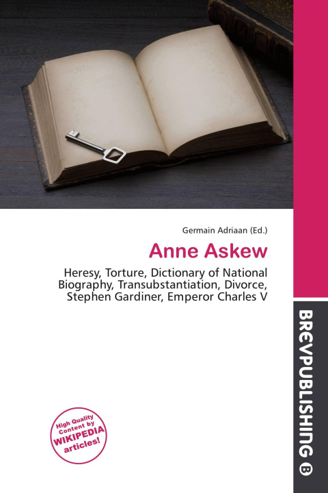 Kniha Anne Askew 