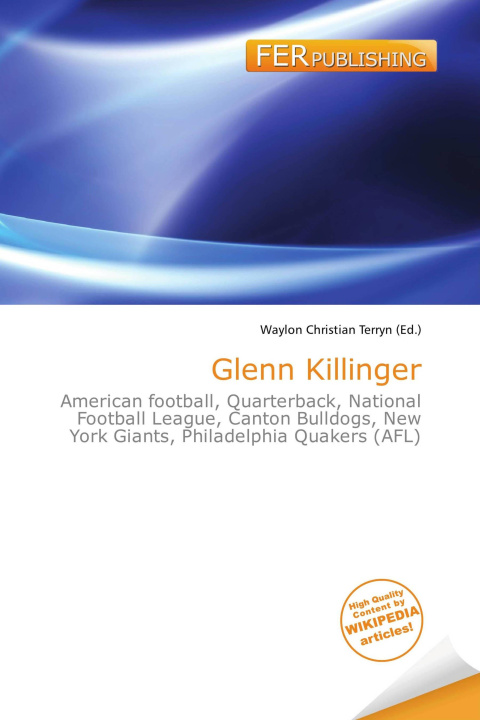 Kniha Glenn Killinger 