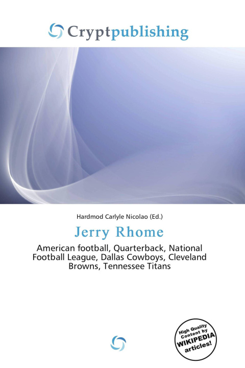 Kniha Jerry Rhome 
