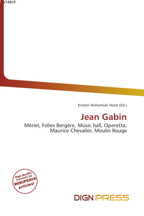 Kniha Jean Gabin 