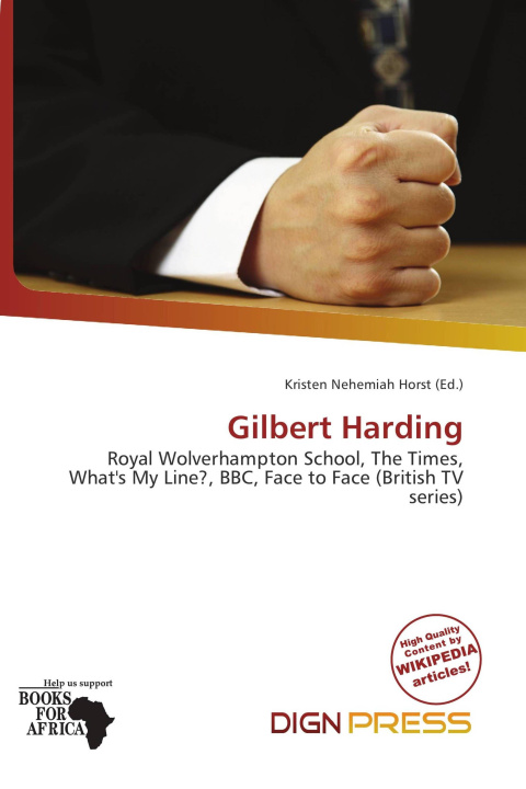 Kniha Gilbert Harding 