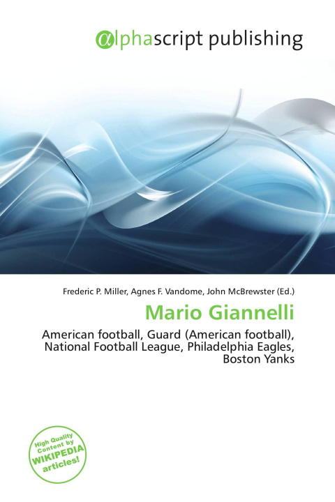 Kniha Mario Giannelli Agnes F. Vandome