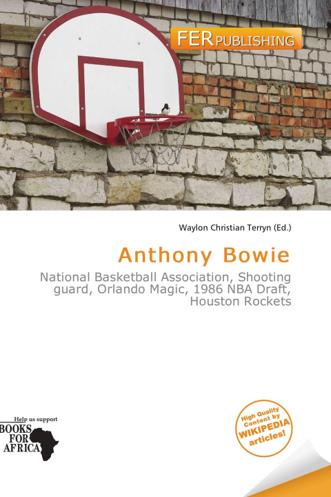 Kniha Anthony Bowie 