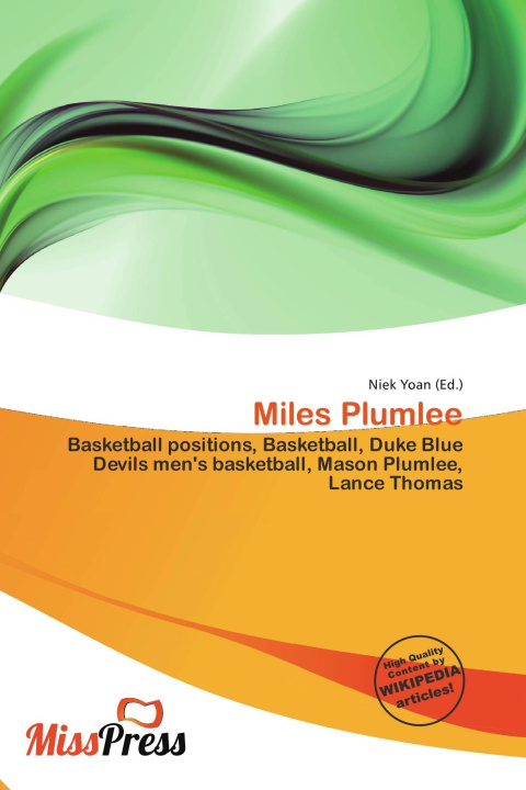 Kniha Miles Plumlee 