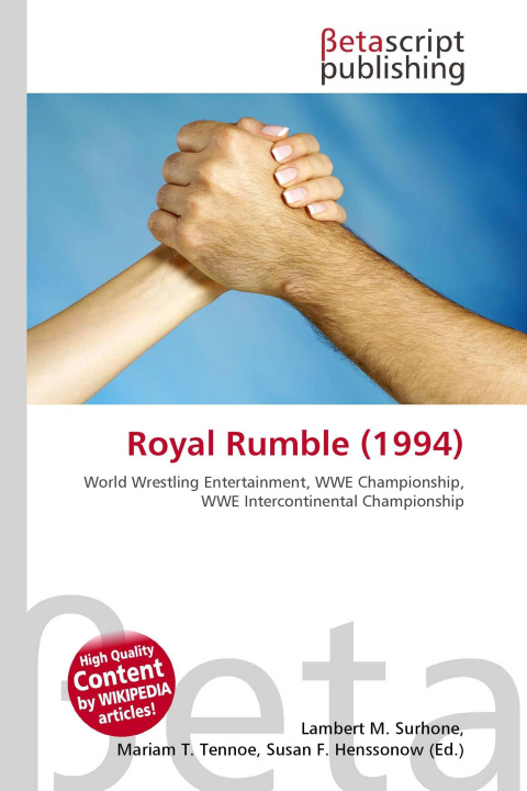 Kniha Royal Rumble (1994) Mariam T. Tennoe