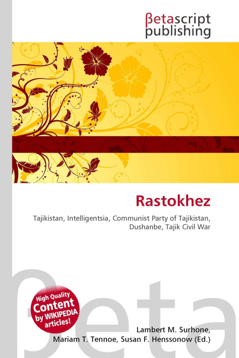 Knjiga Rastokhez Mariam T. Tennoe