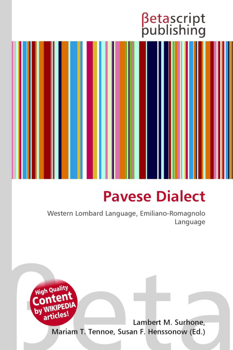 Kniha Pavese Dialect Mariam T. Tennoe