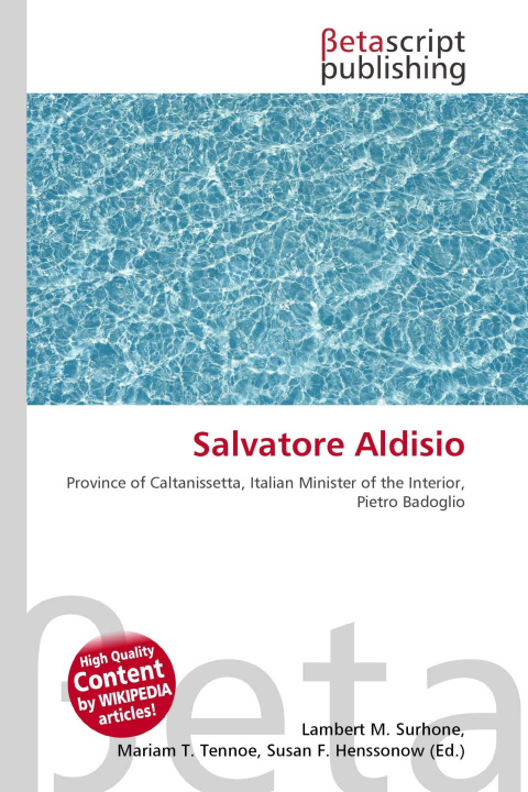 Kniha Salvatore Aldisio Mariam T. Tennoe