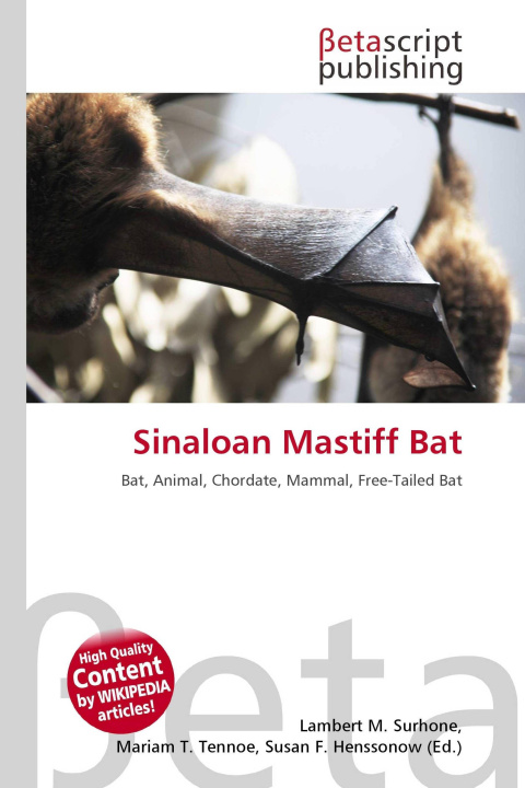 Kniha Sinaloan Mastiff Bat Mariam T. Tennoe