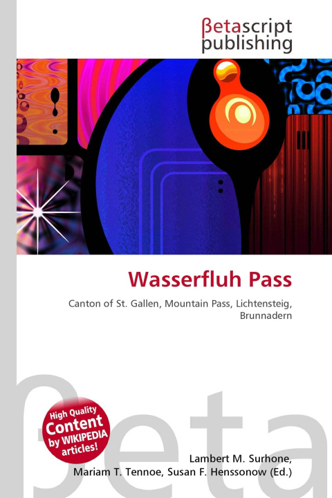 Kniha Wasserfluh Pass Mariam T. Tennoe
