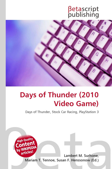 Kniha Days of Thunder (2010 Video Game) Mariam T. Tennoe