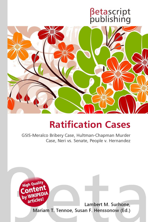 Könyv Ratification Cases Mariam T. Tennoe